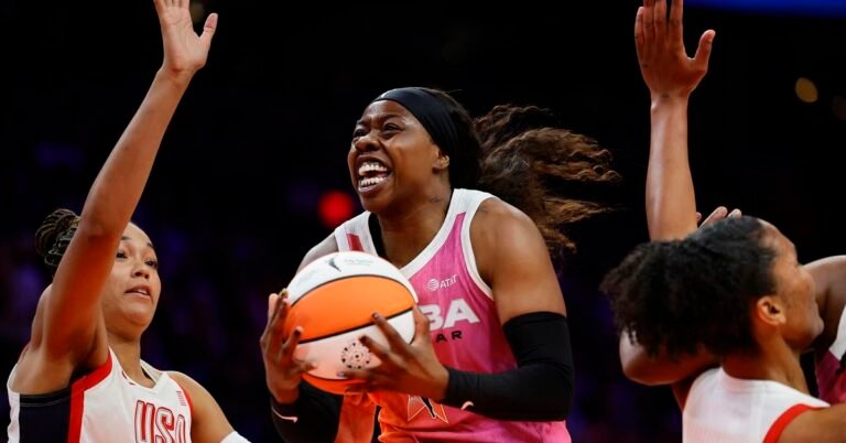 WNBA: All-Big name Sport MVP Arike Ogunbowale leads Group WNBA over Group USA
