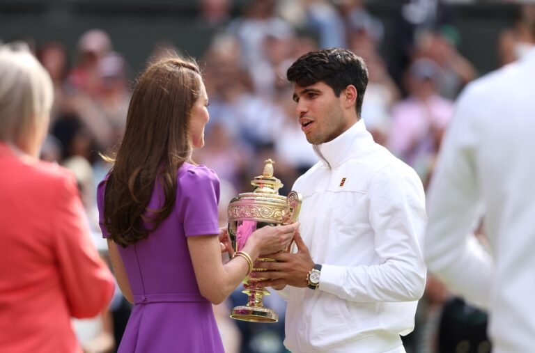Carlos Alcaraz and Barbora Krejčiková win the 2024 Wimbledon singles titles