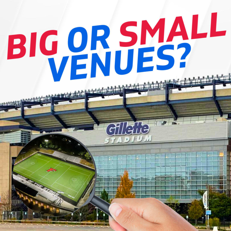 Lacrosse Venues: Large or Small?