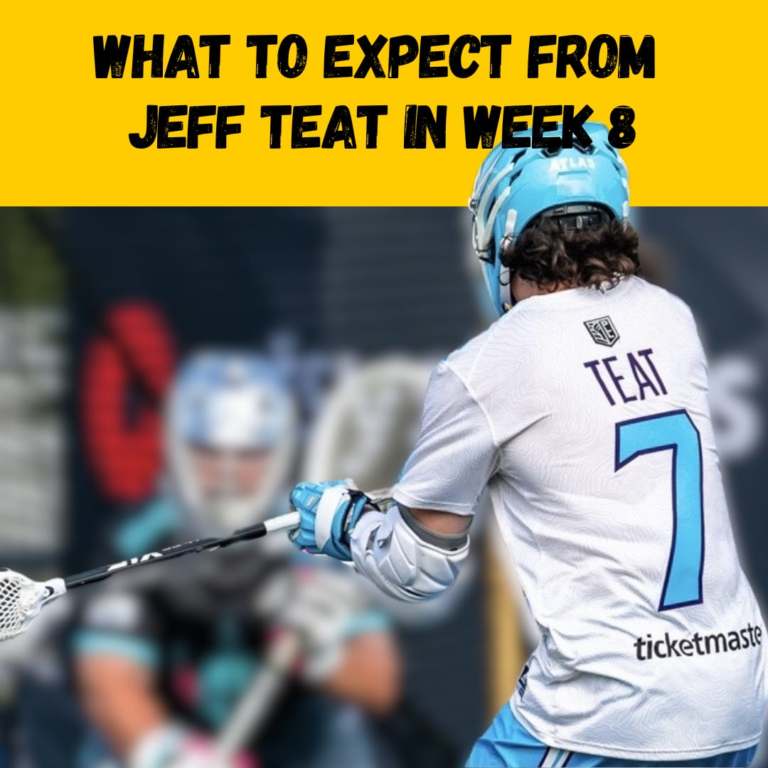 What to Be expecting From Jeff Teat in Week 8