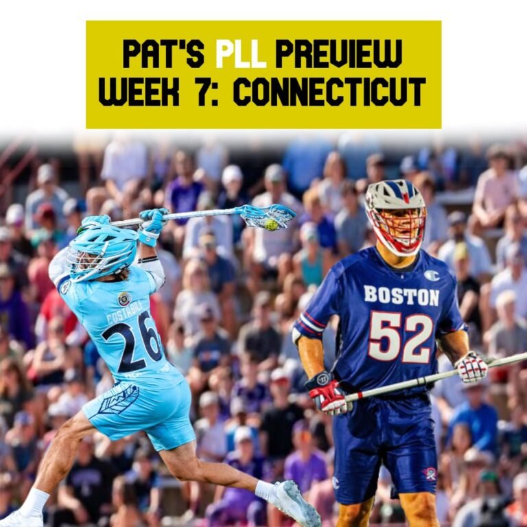 Pat’s PLL Preview – Week 7: Connecticut 