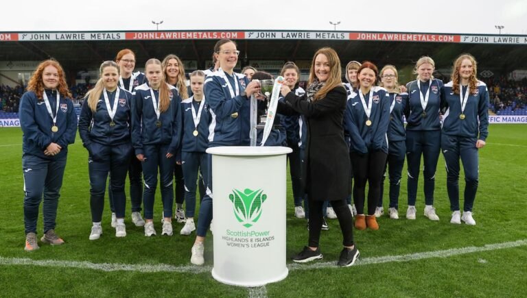 Dingwall trophy raise for Ross County Ladies as they win ScottishPower Highlands and Islands League