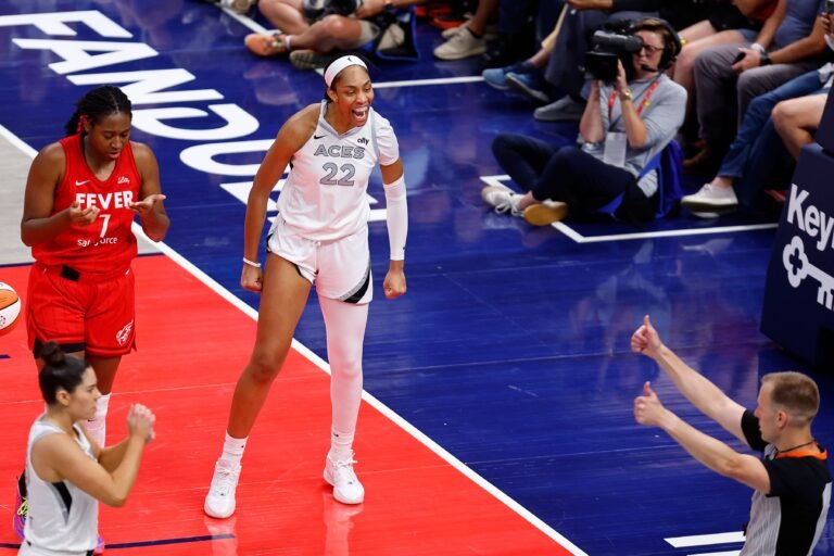 Las Vegas Aces A’ja Wilson breaks all-time single-season scoring file, boosting MVP marketing campaign