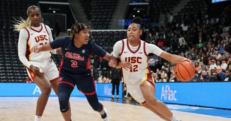 NCAAW: KiKi Iriafen, Lauren Betts arise large for USC, UCLA in Paris