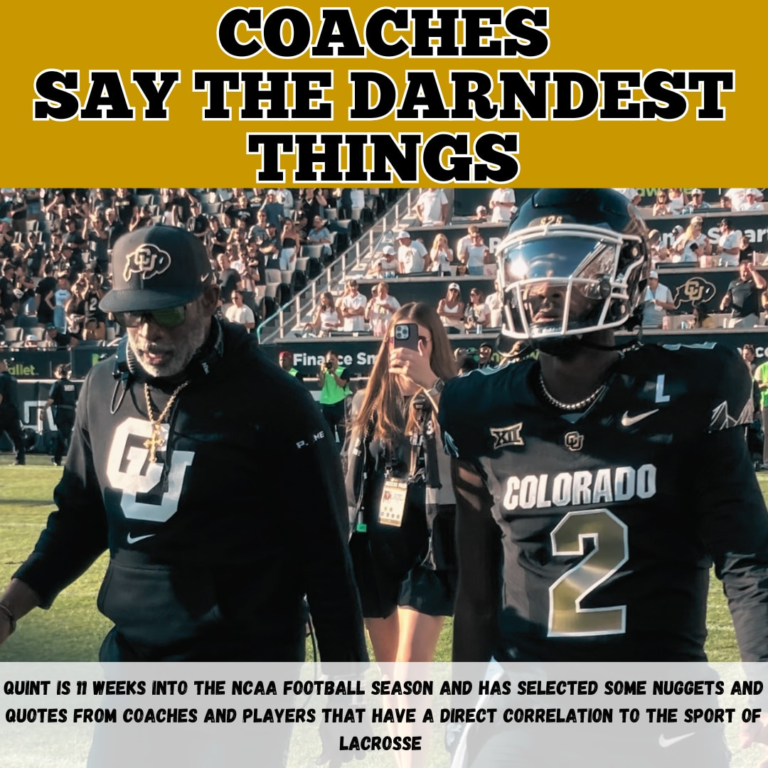 Coaches Say the Darndest Issues