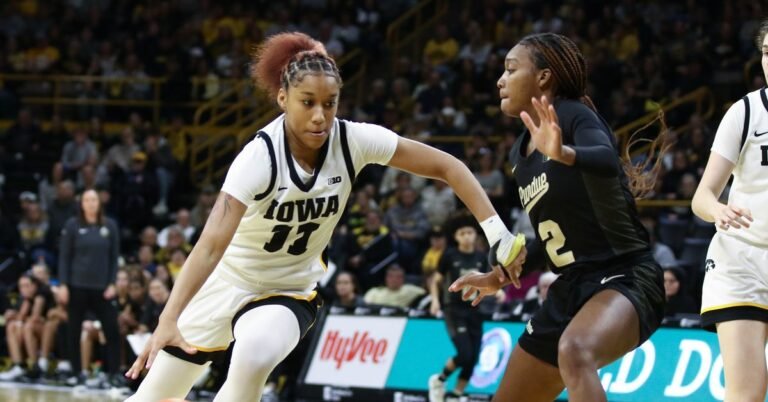 NCAAW: No. 24 Iowa closes out 2024 with win over Purdue, 84-63