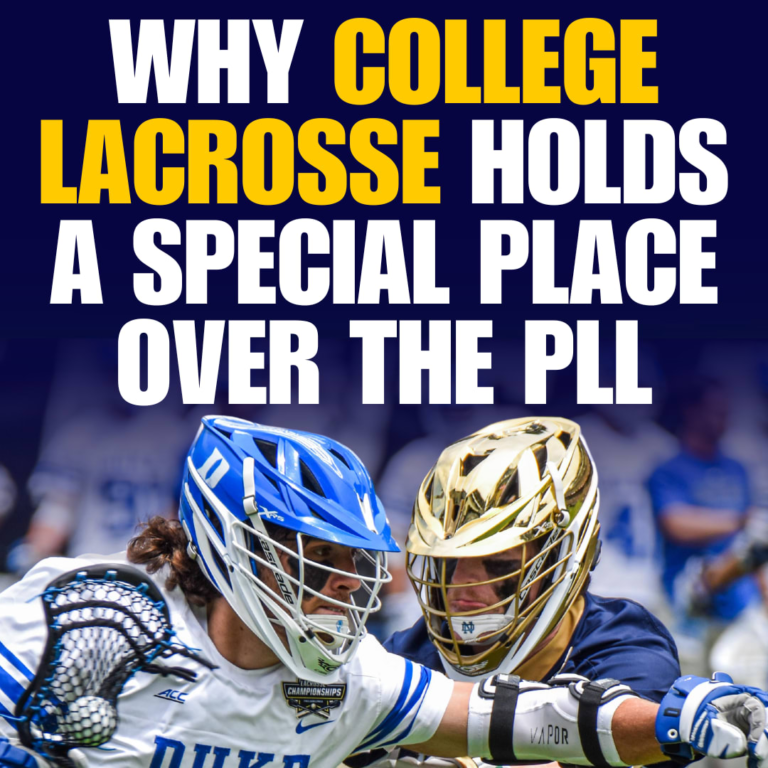 Why Faculty Lacrosse Holds a Particular Position Over the PLL