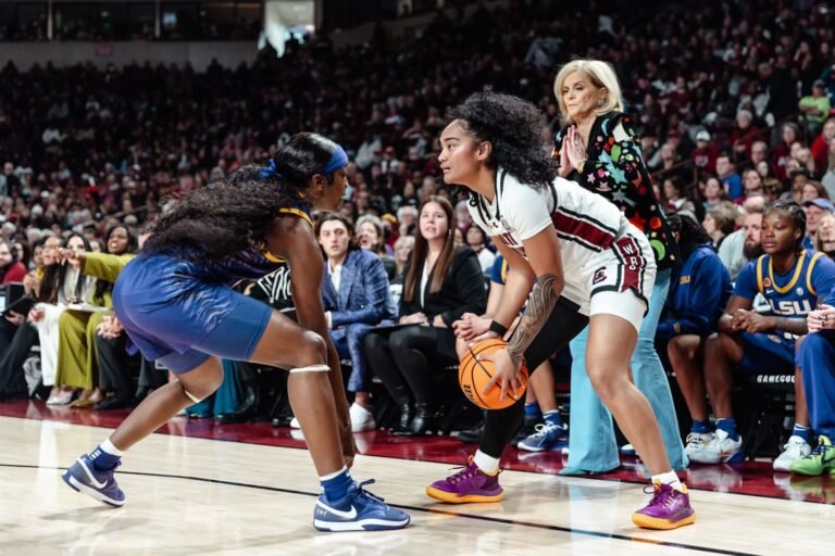 Recapping the weekend’s ladies’s faculty basketball video games, together with South Carolina’s giant win over LSU