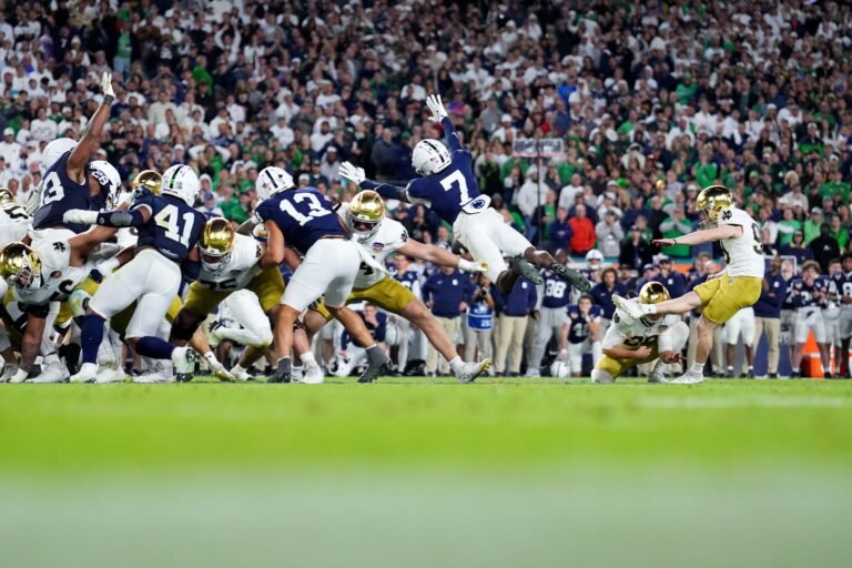 No. 7 Notre Dame beats No. 6 Penn State, advances to first name sport since 2012 season