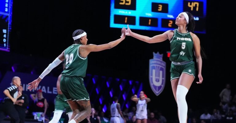 Unequalled: 20-20 recreation from Angel Reese is helping Rose take down Lunar Owls