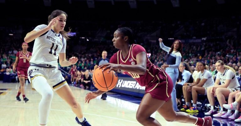 NCAAW: FSU, Alabama ranking largest wins in upset-filled Thursday