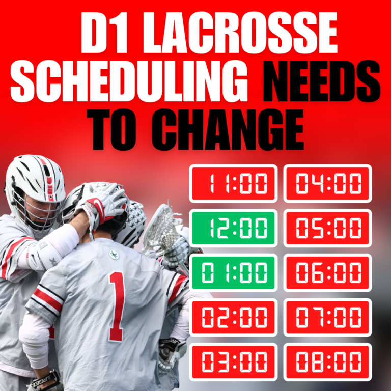 Department 1 Lacrosse Scheduling Must Trade