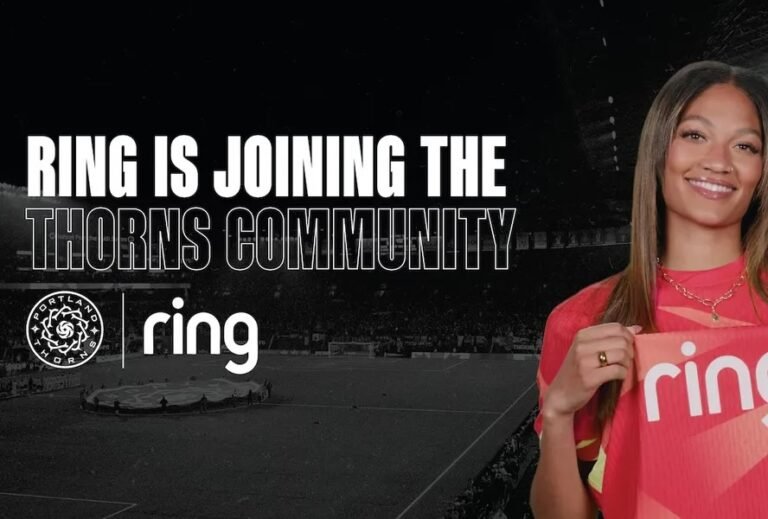 Portland Thorns Ink NWSL-Document Sponsorship Handle Ring