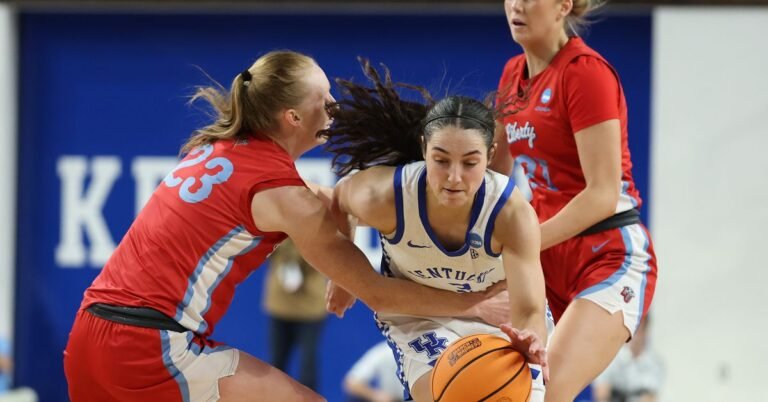 NCAAW: Kentucky survives, South Carolina prospers as event starts