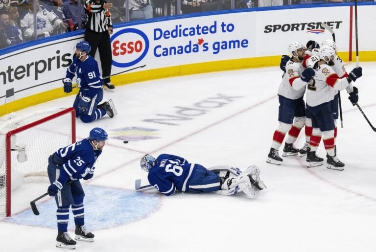 Toronto Maple Leafs’ season ends after lopsided loss to Florida Panthers