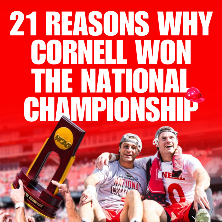 21 Causes Why Cornell Males’s Lacrosse Received the Nationwide Championship