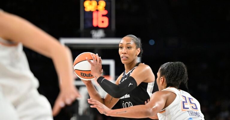 WNBA: A’ja Wilson, Las Vegas Aces attempt to decelerate Phoenix Mercury