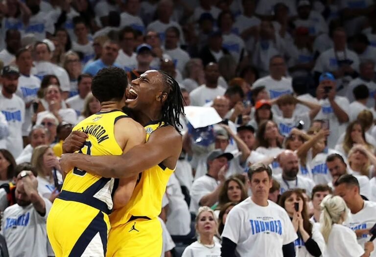 Indiana Pacers scouse borrow Sport 1 in Oklahoma Town