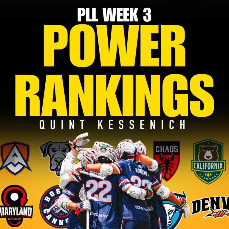 Quint Kessenich: PLL Week 3 Energy Ratings