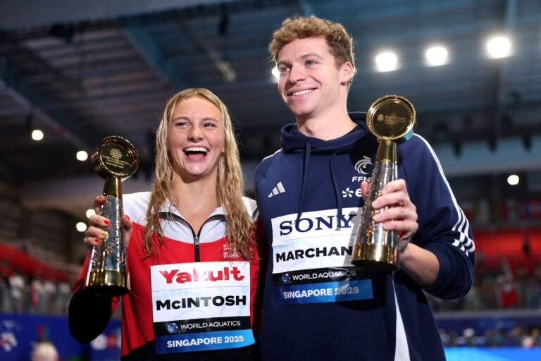 Summer time McIntosh wins 4 golds at Global Aquatics Championships