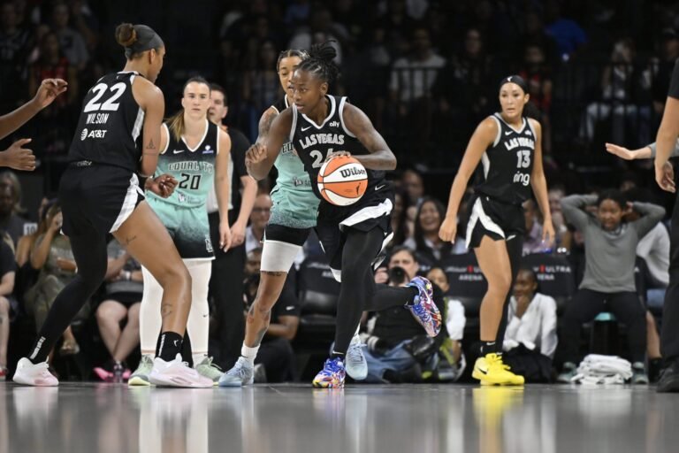 Las Vegas Aces Push New York Liberty Down the WNBA Standings