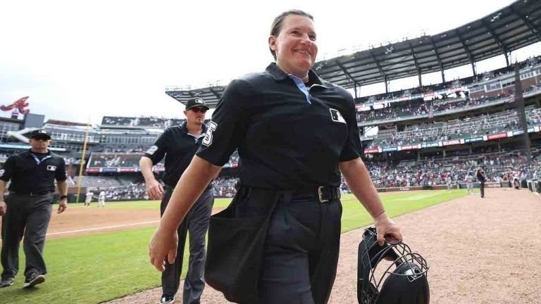 Jen Pawol makes historical past as first lady to umpire regular-season MLB recreation