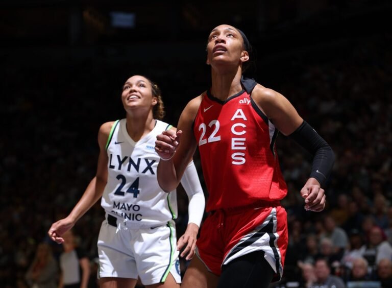 WNBA MVP Frontrunners Napheesa Collier, A’ja Wilson Equipment Up for Lynx vs. Aces Conflict