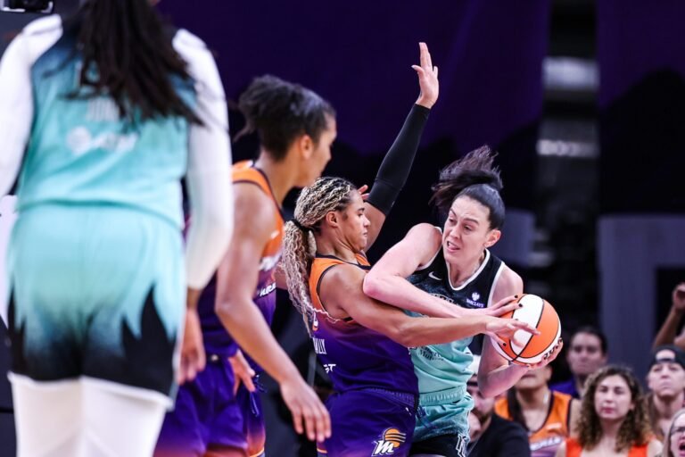 New York Liberty Superstar Breanna Stewart Exits Sport 1 Forward of WNBA Playoffs OT Win