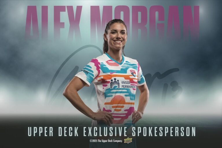 Football celebrity Alex Morgan joins the Higher Deck circle of relatives